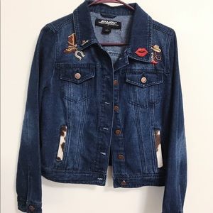 Custom Handmade Jean Jacket - “Cowgirl Up”